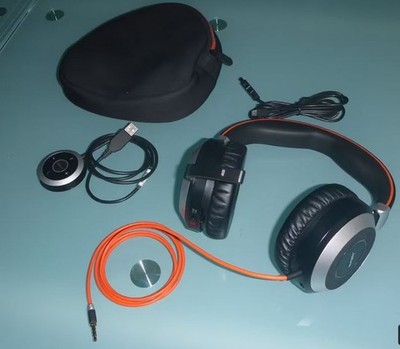 JABRA EVO80D Headset ANC Active Noise Cancelling Stereo, Top!