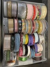 50 Assorted Rolls Of Ribbons