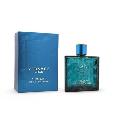 Versace Eros Eau de Toilette EDT 3.4 oz / 100 mL Men s Cologne New Sealed