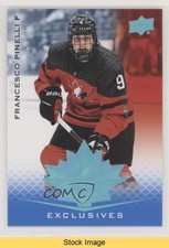 2021 Upper Deck Team Canada Juniors Blue Francesco Pinelli #25 READ 9uf