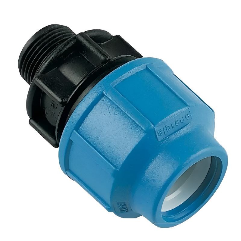 FLOPLAST MDPE 25mm x 1" Male Adaptor - Bag of 2 - Image 2