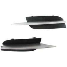 New Set of 2 Fog Light Covers Front Driver & Passenger Side Coupe LH RH Pair