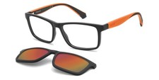 Polaroid Kids PLD D854/C Matte black orange 54/15/135 BOY Eyewear Frame