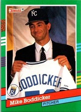 Michael (MIke) James Boddicker K.C Royals 680 Donruss 1990 Baseball Card
