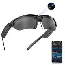 Smart AI Glasses 8MP Camera Translation Outdoor Headset Sports Cycling Goggles