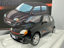 LAUDORACING LM170D Fiat Seicento Sporting Abarth 1998 black - 1:18