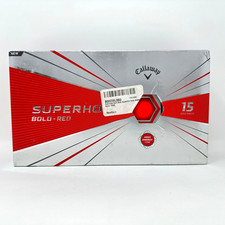 Callaway Superhot Golf Balls Bold Red 12 Pack High Energy Core Distance Read