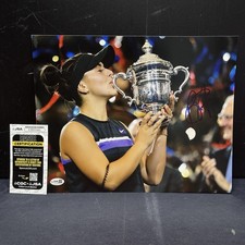 Bianca Andreescu Autographed Tennis Signed 11x14 Photo JSA COA Auto