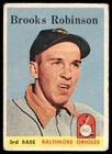 1958 Topps #307 Brooks Robinson Baltimore Orioles Very Good 073949