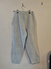 Hanes Lined Youth Medium 10/12 Gray Fleece Sweatpants With Pockets, Size 10/12