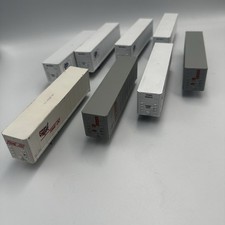 LOT OF 8 WALTHERS VARIOUS 40 Piggy-Back Vans ...