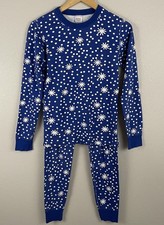 Hanna Andersson Adult XS Holiday HannaJams Organic Cotton Unisex Snowflake Print