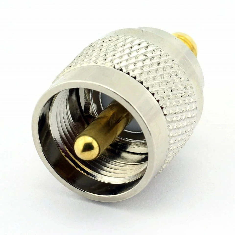 PL259 UHF Male Plug to SMA Female Jack RF Adapter Connector - Image 3 of 3