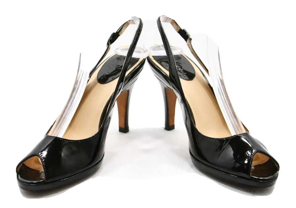 Zapatos de tacón Cole Haan Air para mujer talla 7 AA cuero correa al tobillo zapatos de salón con cordones Foto 3 de 4