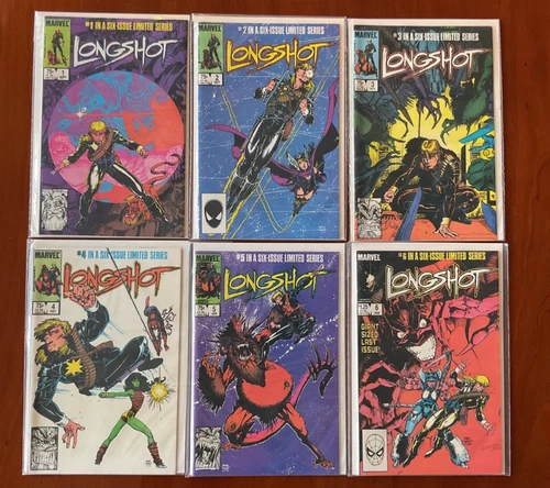 LONGSHOT #1-6 (Marvel, 1985) Complete Set 1st app Longshot, Spiral,  Mojo NM