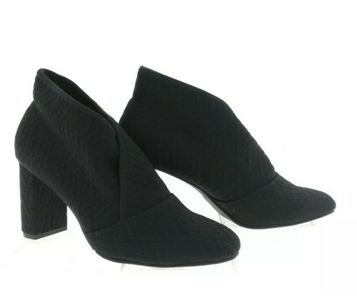 Botas New York Transit para mujer talla 10M negras sin cordones con tacón ancho  - Imagen 2 de 6