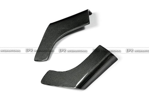 For Hyundai Veloster Rear Bumper Bottom Line spats addon 2pcs carbon fiber - Picture 7 of 10