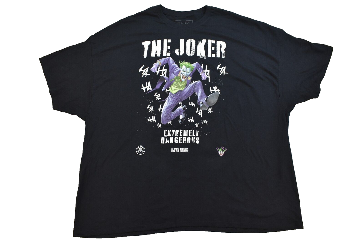 CVLA x Batman Mens The Joker Extremely Dangerous Clown Prince