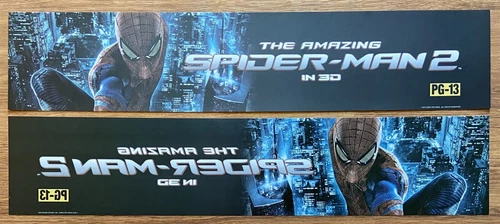 📽 3D The Amazing Spider-Man 2 - Double-Sided - Movie Theater Mylar Poster 5x25