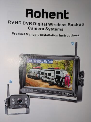 Rohent HD fotocamera di backup digitale wireless con monitor 7'' visualizzazione ad alta velocità - Foto 9 di 9