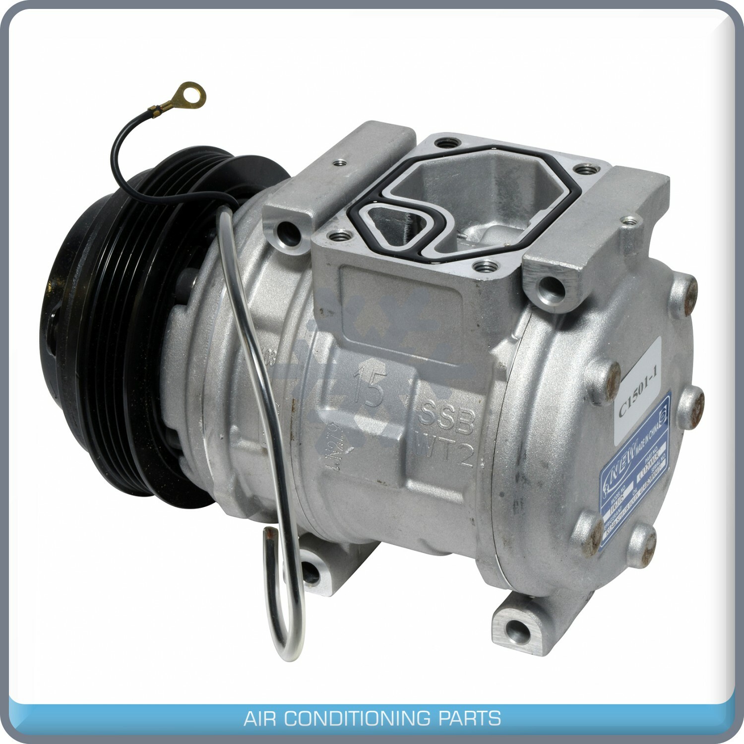 New A/C Compressor for Toyota Corolla - 1988 - OE# 4710139 / 4711241 - Picture 2 of 6