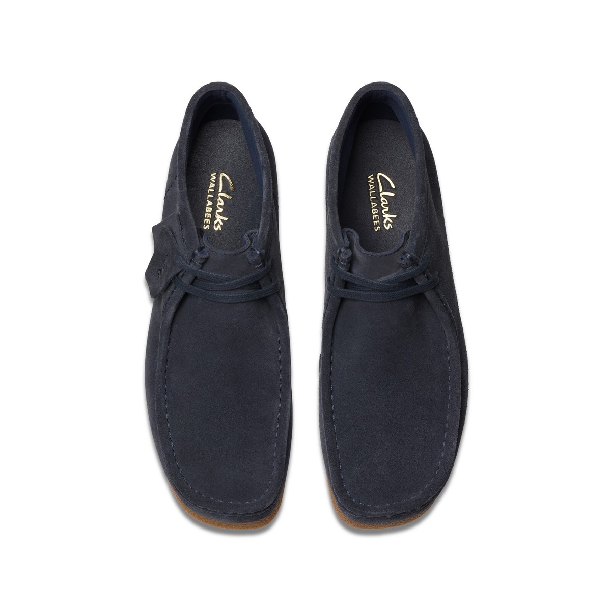 Clarks Men's Wallabee EVO Boot Navy Suede 26178280 | eBay