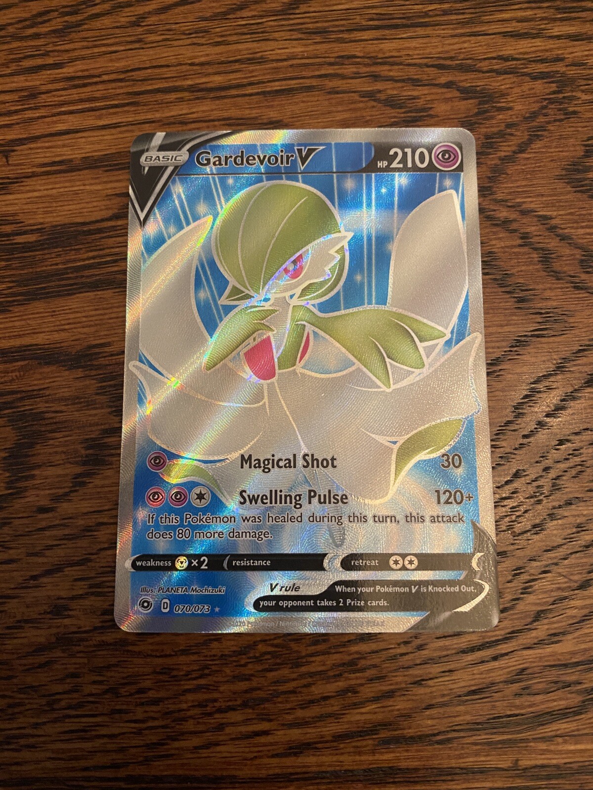 Gardevoir V 70/73 Holo Ultra Rare Full Art Pokemon Champion's Path NM/M