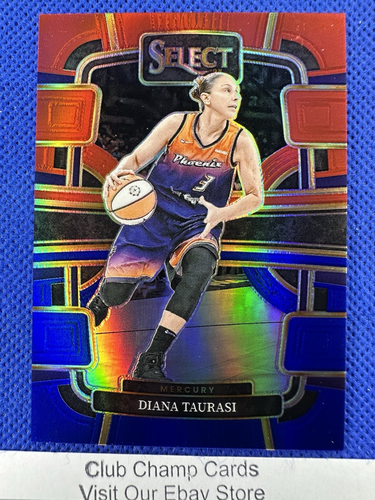 2024 #46 Diana Taurasi Panini WNBA Select Concourse Red-Blue Prizm 349/399