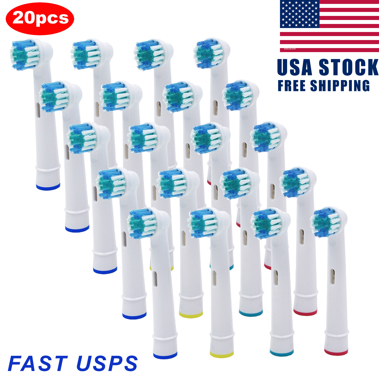 20PCS for Braun Oral-B Precision Clean Toothbrush Replacemen