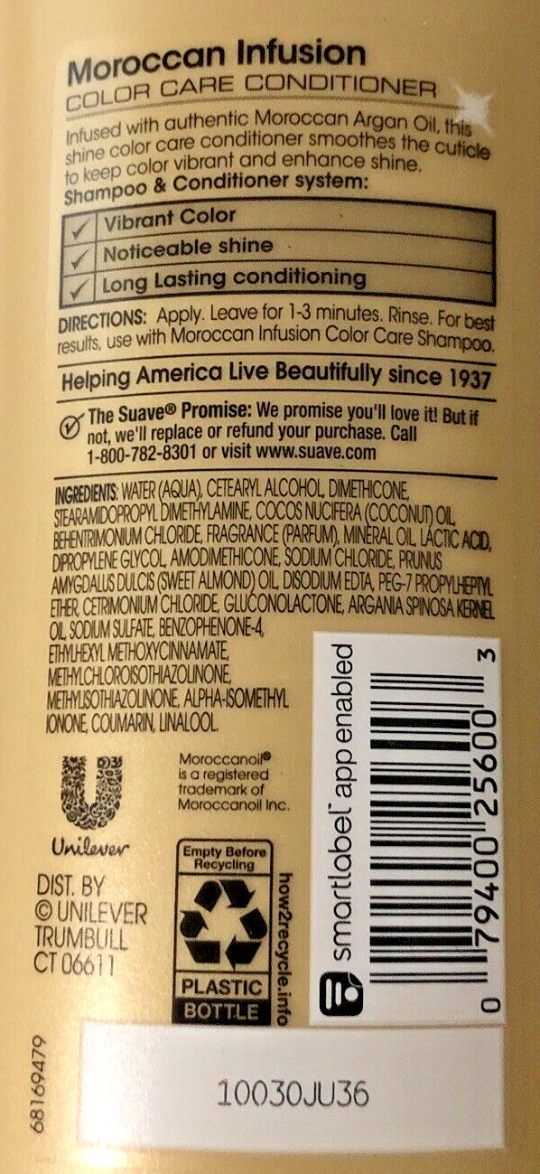 Suave Professionals Moroccan Infusion Color Care Shampoo And Conditioner Set