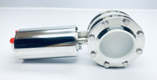 UNUSED KIESELMANN 4200.100.000 SPRING TENSION BUTTERFLY VALVE 100mm-BORE