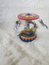 Vintage Pull  Spin Toy Horse Carousel. New in Original Box.