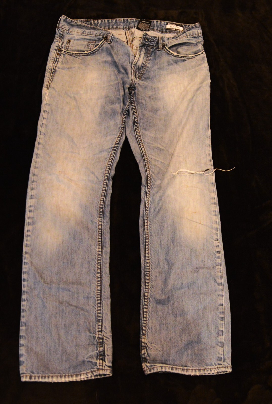 Buffalo David Bitton Six basic slim straight dist… - image 3