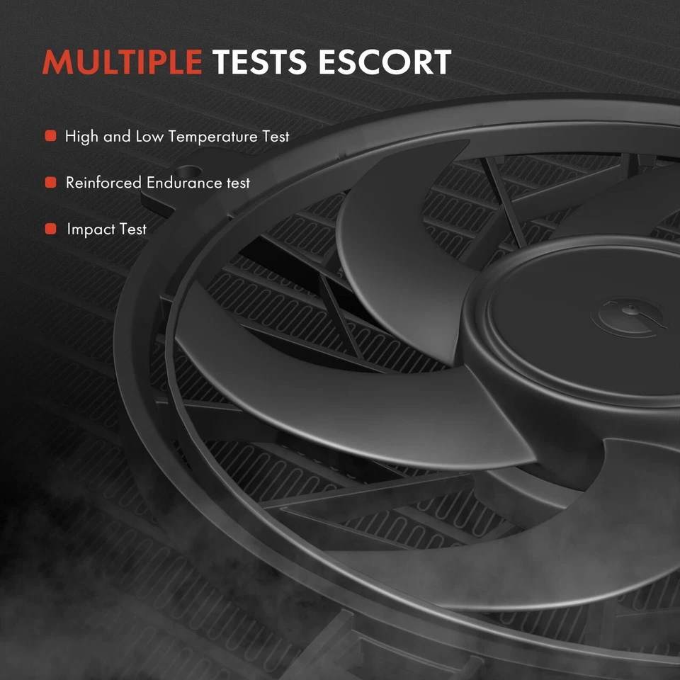 Conjunto de ventilador de refrigeración del radiador del motor para Benz CL500 CL600 S320 S420 S500 S600 Foto 4 de 4