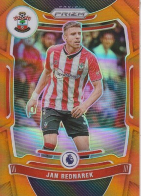 2021-22 Panini Prizm English Premier League Prizms Orange Jan Bednarek #25/25