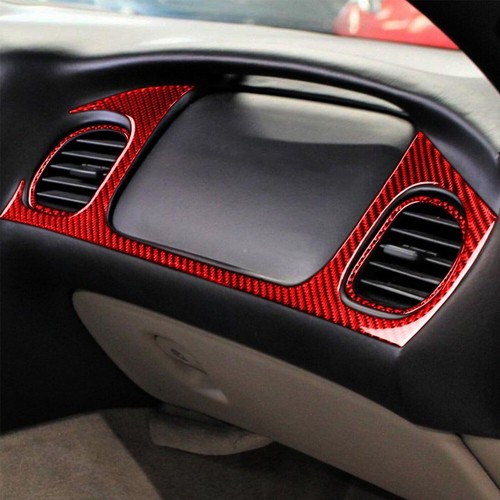 Dashboard Dash Trim Set Carbon Fiber Trim For Corvette C5 1998-2004 - Picture 5 of 10