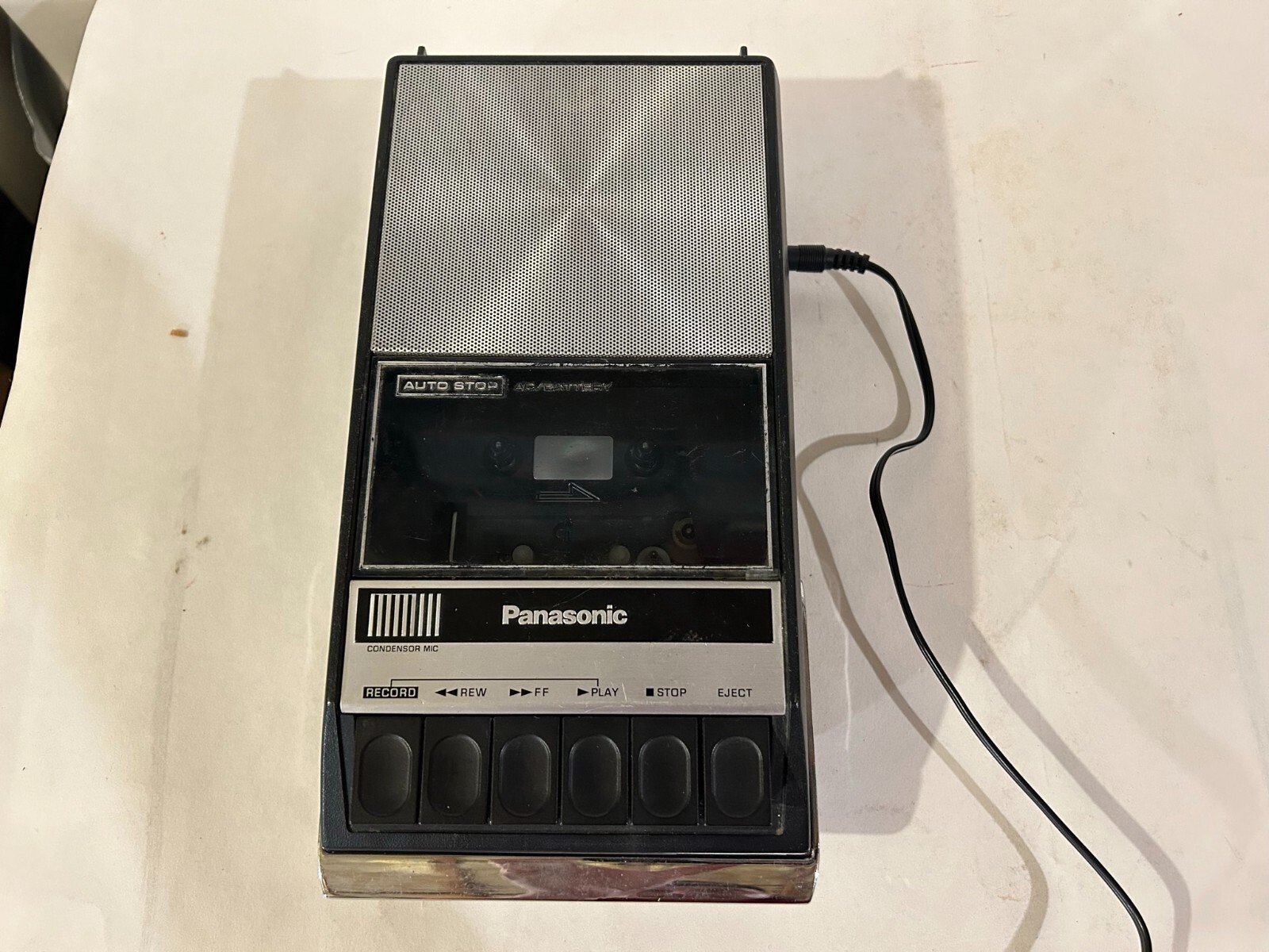Vintage Panasonic Portable Cassette Tape Recorder RQ309AS with Power Cord eBay