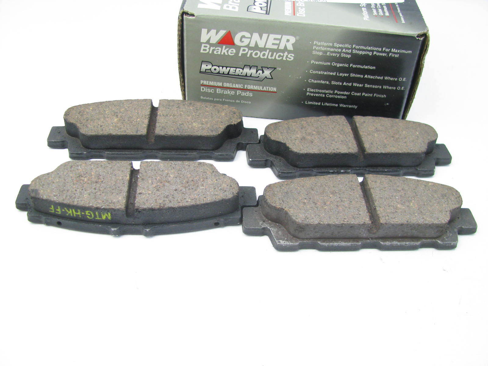 Disc Brake Pad SetThermoQuiet Disc Brake Pad Wagner fits 9092 Lexus