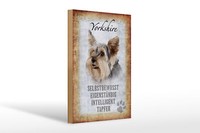 Holzschild Spruch 20X30 Cm Yorkshire Hund Geschenk Holz Deko Schild Wooden Sign