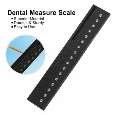 1 Pc New Dental Lab Endodontic Metal Span Measure Scale Gutta Percha Point Ruler
