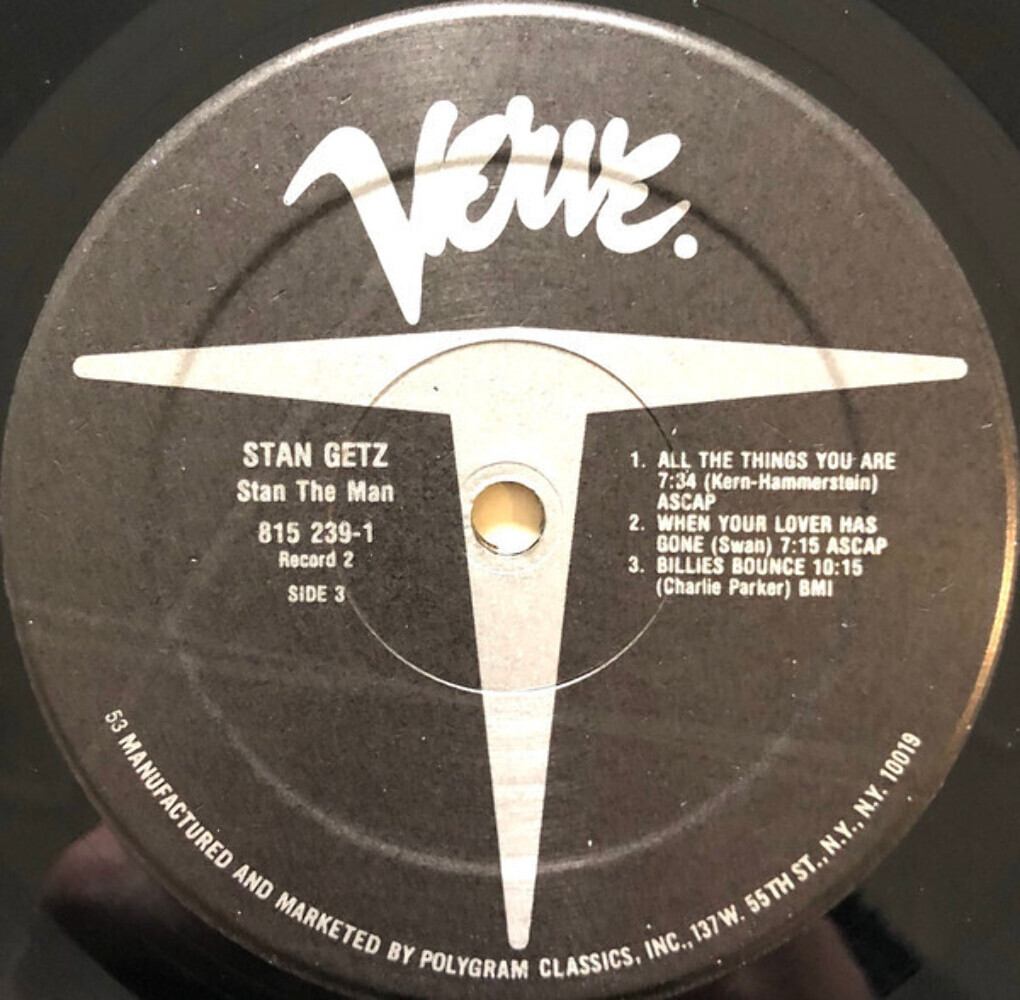 Stan Getz - Stan The Man (2xLP, Comp) | eBay
