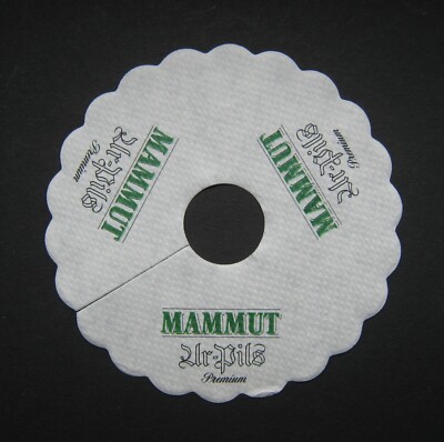 MAMMUT PILSDECKCHEN Bierdeckel Coaster Beer Bier  Sangerhausen Deutschland  NEU