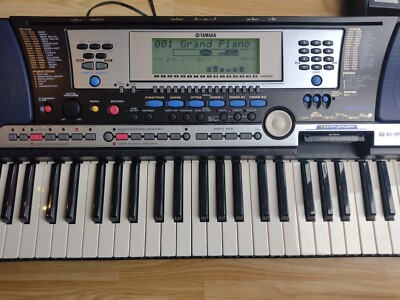 Yamaha PSR-540 keyboard with music stand, original box | eBay UK