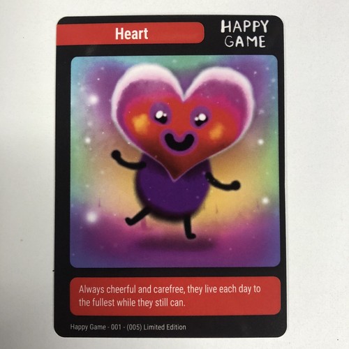 Happy Game Title & #001 Trading Card Super Rare Games Exclusive Singles SRG - 第 4/6 張圖片