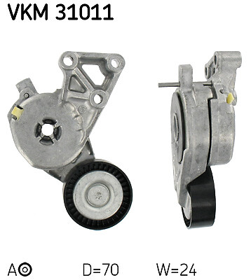 SKF VKM 31011 Riemenspanner, Keilrippenriemen für ,AUDI,SEAT,SKODA,VW