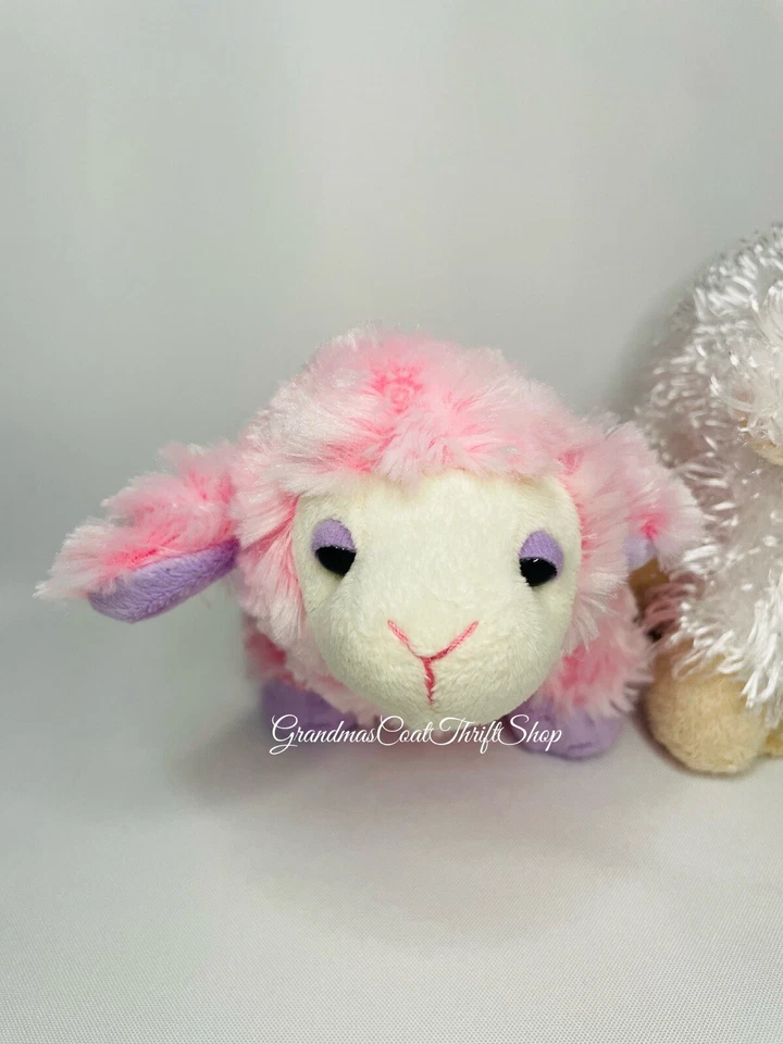Webkinz Pink Sheep Lamb Pink Glitter Fish Pink Cat Kitty - Image 2 of 4