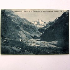 Cpa 38 Le Dauphiné Vallée de la Romanche et montagne des agneaux E.R. 814