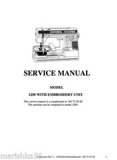 CD * Husqvarna Viking #1+ / 1250 Service manu...