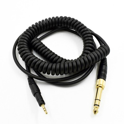 Schwarzes Ersatzkabel für ATH M40x und ATH M50x Kopfhörer von Audio Technica