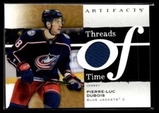 2021-22 Upper Deck Artifacts Threads of Time Pierre-Luc Dubois Columbus Blue